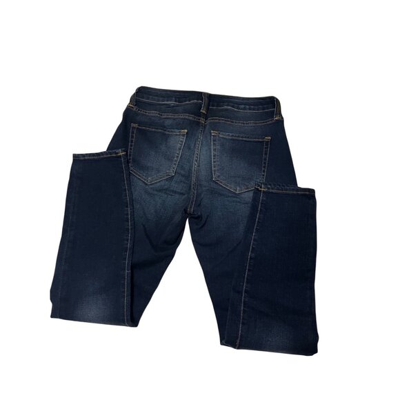 A.n.a Skinny Ankle Jeans Size 4 Dark Wash Denim Stretch Casual - Picture 2 of 4